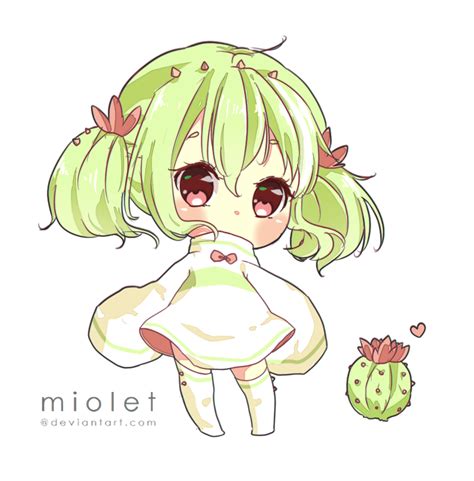 cactus animados|anime cactus girl.